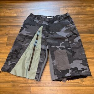 Custom Men's Camouflage Cargo Shorts